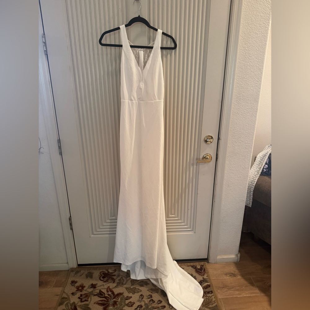Lulu's White Maxi Dress XS